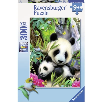 Afbeelding van Ravensburger puzzel XXL lieve panda 300 stukjes