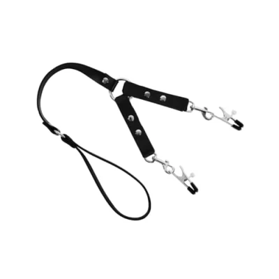 Afbeelding van XXDREAMSTOYS leiband Multi met tepelklemmen
