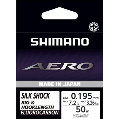 Afbeelding van Shimano Aero Silk Shock Fluoro Rig (50m) Maat : 0.195mm 3.26kg
