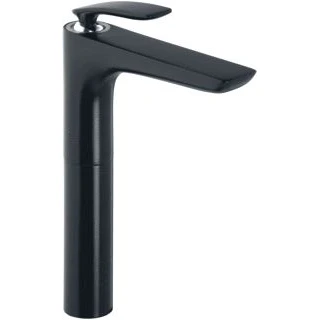 Afbeelding van Kludi balance 1 gats wastafelkraan verhoogd 27 2cm zonder waste mat zwart 522988775