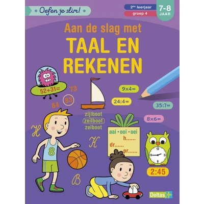 Afbeelding van Deltas Oefen je slim! Aan de slag met taal en rekenen (7 8 j.)