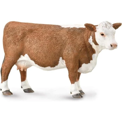 Afbeelding van Collecta Speelfiguur Koe Bruin/wit 12 X 7 Cm
