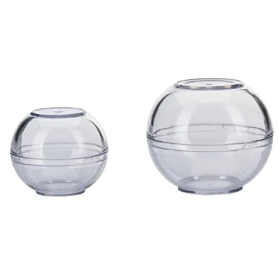 Afbeelding van Westmark Set van 2 vershoudbollen, stapelbaar, maten: ø 7cm + 9cm, kunststof, BPA vrij, transparant, 25722260