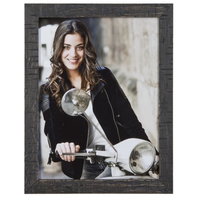 Afbeelding van Fotolijst Hout (wrakhout) Zwart 20 x 28 cm