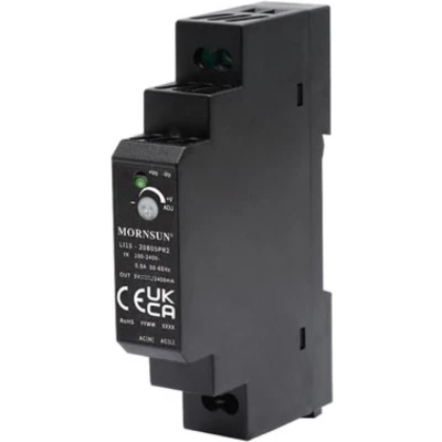 Afbeelding van Industriële voeding op DIN rail enkele uitgang 15 W 24 V 0.63 A