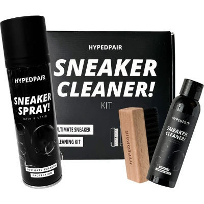Afbeelding van Hypedpair Sneaker Verzorgingspakket Vuil afstotend 250 ml protectie spray Schoenen cleaner cleaning kit schoonmaak set