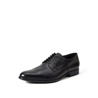 Afbeelding van Geox Iacopo Veterschoenen, Heren, Maat: 43, Black Leer