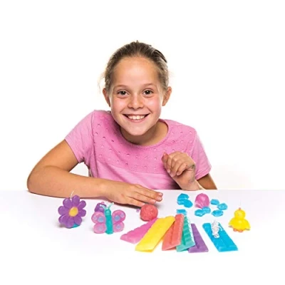 Afbeelding van Baker Ross kaarsen knutselset in pastelkleuren (240 g kaarsenwas per set) voor kinderen om te knutselen en vormgeven van hun eigen