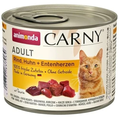 Afbeelding van Animonda Carny Adult Rund met Kip en Eend 6 x 200 g