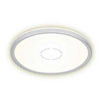 Afbeelding van Briloner Leuchten FREE Plafondlamp LED incl. achtergrondverlichting Vierkant Wit Zwart