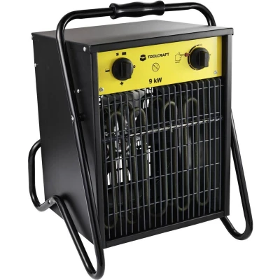 Afbeelding van TOOLCRAFT TO 8578338 Bouwkachel 9000 W Zwart/geel