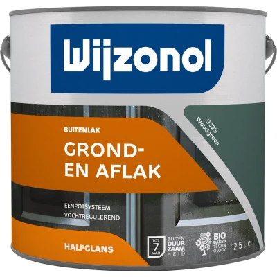 Afbeelding van Wijzonol Dekkend Halfglans 2,5l 9325 Woudgroen