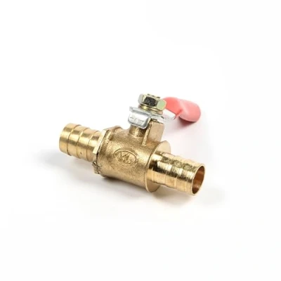 Afbeelding van Messing Kogelkraan SENRISE 10 mm Afsluitklep Prikkeldraad Slang Pijp Joiner Kraan Connector Adapter voor Water Gas Olie (Pack van 1)
