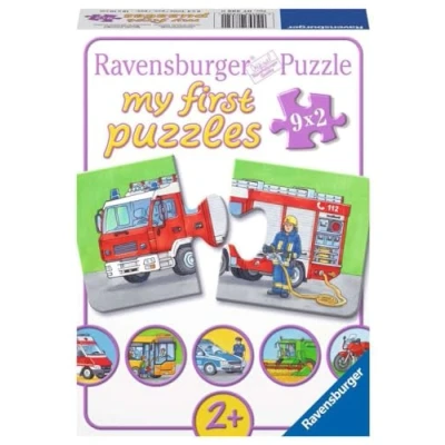 Afbeelding van Ravensburger Einsatzfahrzeuge Puzzel voor kinderen, Maat: One Size, Multi coloured
