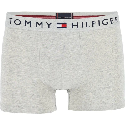Afbeelding van Tommy Hilfiger Original trunk (1 pack) heren boxer normale lengte grijs melange Maat: S