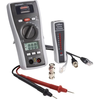Afbeelding van VOLTCRAFT CT 3 DMM Kabeltester Geschikt voor BNC, RJ11 en RJ45