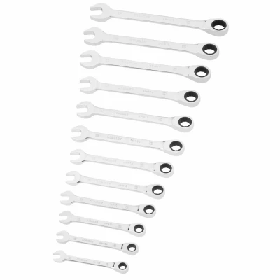 Afbeelding van Stanley handgereedschap RINGSTEEKSLEUTELSET MET RATELRING 12 DELIG STMT82847 0