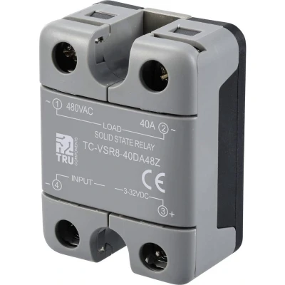 Afbeelding van TRU COMPONENTS Halfgeleiderrelais TC VSR8 40DA48Z 40 A Schakelspanning (max.): 480 V/AC Schakelend bij overbelasting 1 stuk(s)