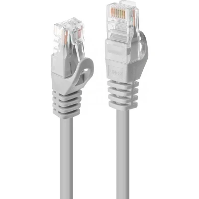 Afbeelding van LINDY 48373 RJ45 Netwerkkabel, patchkabel CAT 5e U/UTP 60.00 m Grijs 1 stuk(s)