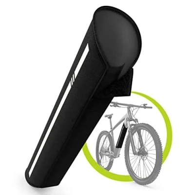 Afbeelding van VELMIA E bike accubeschermhoes als transportbescherming, universele pasvorm, bescherming tegen kou en vuil, voor een langere looptijd levensduur, lakbescherming geïntegreerde