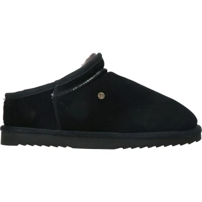 Afbeelding van Warmbat Australia Conner Pantoffels, Heren, Maat: 48, Black Leer