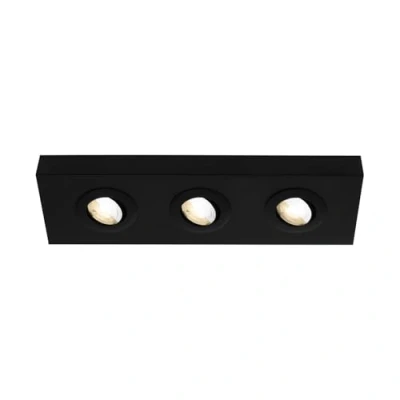 Afbeelding van BRILONER Plafondlamp 3996035 Draaibaar CTS kleurtemperatuurregeling via schakelaar Warm wit 2700K Neutraal 4000K 4W 460 lm 38.5 x 12 4 cm Zwart