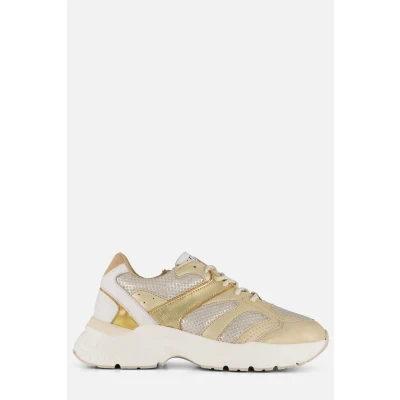 Afbeelding van HIP Runner Sneakers goud Leer Kids Maat 40