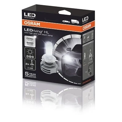 Afbeelding van Osram H4 LED Koplamp P43t Set 12 24 volt