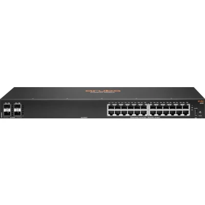 Afbeelding van Hewlett Packard Enterprise Aruba 6000 24G 4SFP Managed L3 Gigabit Ethernet (10/100/1000) 1U