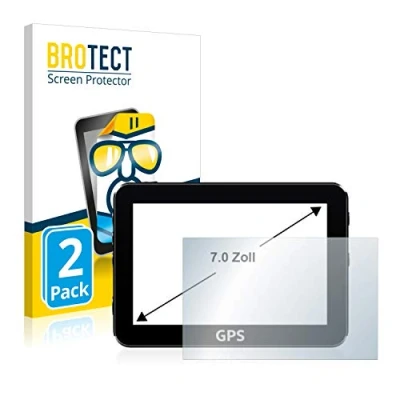 Afbeelding van BROTECT Screenprotector voor Touch Panel PC&#039;s met 7 inch Schermen [152.5 mm x 91.5 mm, 15:9] Folie Beschermfolie transparant (2 Stuks)