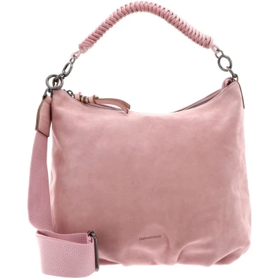 Afbeelding van FREDsBRUDER Leren Schoudertas Wild Love Big Hobo Bag Old Rose Roze