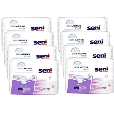 Afbeelding van Seni Active Plus Large 8 pakken van 10 stuks
