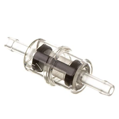 Afbeelding van MZA Meyer Zweiradtechnik 10315G benzinefilter klein kunststof/zeef diameter 6 mm aansluiting, zwart