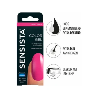 Afbeelding van Sensista Color Gel Donut Pink So, 7.5 ml