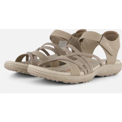 Afbeelding van Skechers Reggae Slim Meadow Grazer Dames Sandalen Taupe