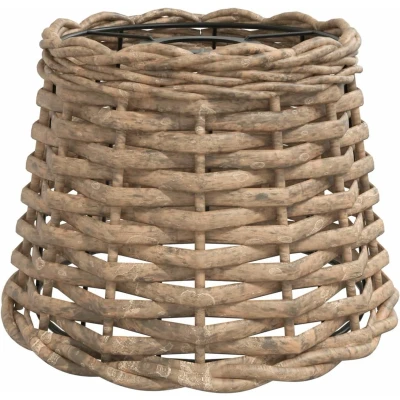 Afbeelding van Lampenkap Ø20x15 cm wicker bruin