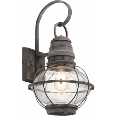 Afbeelding van Wandlamp Steady Lighting Metaal E27 L: 31cm Voor Buiten Woonkamer Eetkamer Zinc