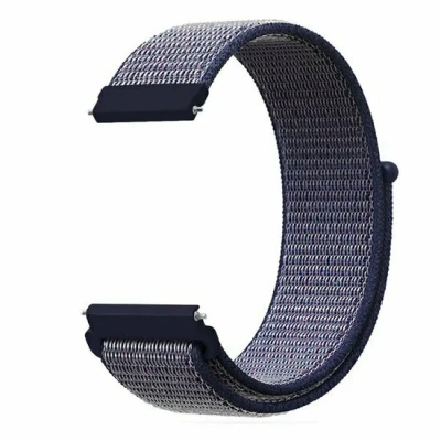 Afbeelding van Garmin Approach S12 / S40 S42 Sport Loop nylon bandje Donkerblauw