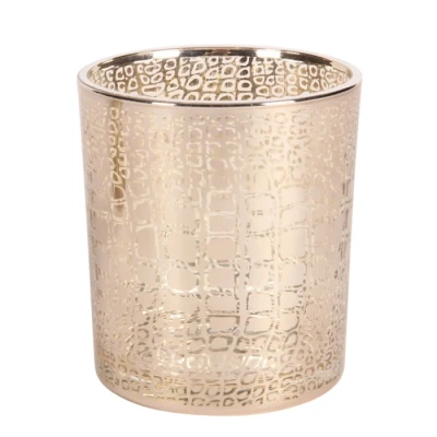 Afbeelding van Baroque Waxinelichtjeshouder Theelicht glas 10 cm 10x8.8x8.8 Glass