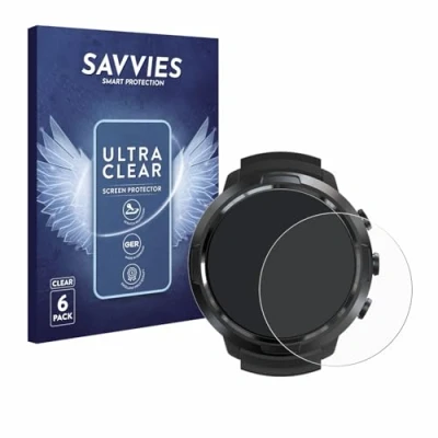 Afbeelding van Savvies Screenprotector voor Suunto D5 Folie Beschermfolie transparant (6 Stuks)
