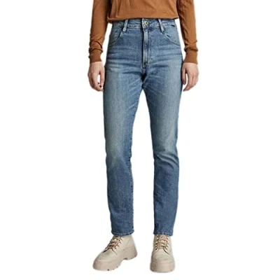 Afbeelding van G Star Raw dames Jeans Virjinya Slim, Blauw (Antiek Vervagen Opaal B767 D344), 24W / 32L