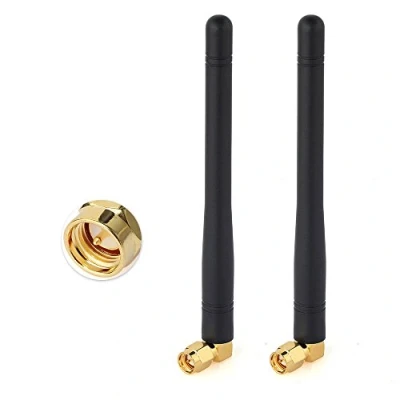 Afbeelding van Eightwood SMA antenne 433 MHz connector Omnidirectionele verticale NFC RFID 2 stuks voor CB radio Draadloze WLAN Ham Walkie talkie