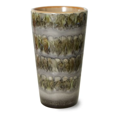 Afbeelding van HKLIVING lattemok 70s (Ø7,5 cm)(280 ml)