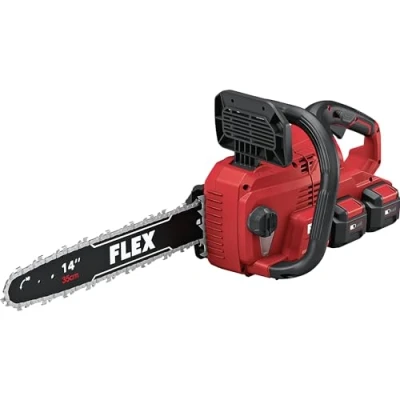 Afbeelding van Flex Accu kettingzaag (zaaggewicht ca. 35 cm, 18 V, borstelloze motor, ergonomische handgreepbuis, zaag, kettingzaag) 531276