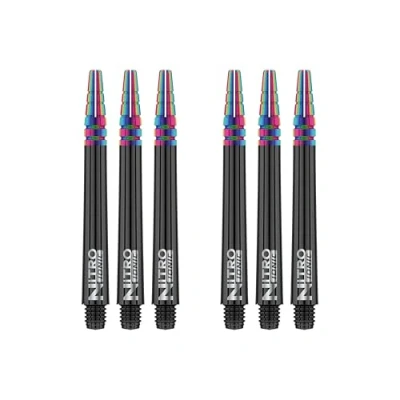 Afbeelding van RED DRAGON Nitrotech Ionic Zwart Medium Dart Shafts