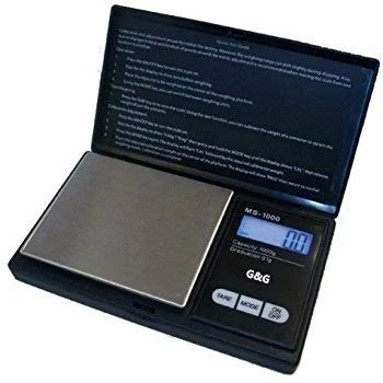 Afbeelding van G&amp;G MS B 1000 g/0,1 g zakweegschaal, precisieweegschaal, digitale weegschaal, goudweegschaal, muntenweegschaal