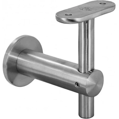 Afbeelding van RVS Leuninghouder vlak, 304 mat geslepen model 0305