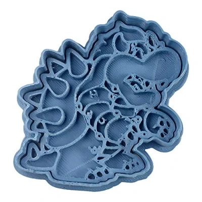 Afbeelding van Cuticuter Bowser Mario Bros uitsteekvorm, blauw, 8 x 7 1,5 cm