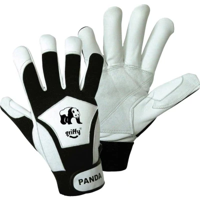 Afbeelding van L+D Griffy Panda 1730 11 Montagehandschoen Nappaleer Maat (handschoen): 11, XXL EN 388:2016 Cat II 1 paar
