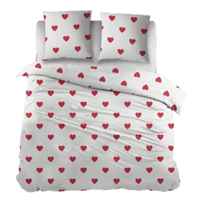 Afbeelding van Snoozing Aurelie Dekbedovertrek Lits jumeaux 240x200/220 cm Rood